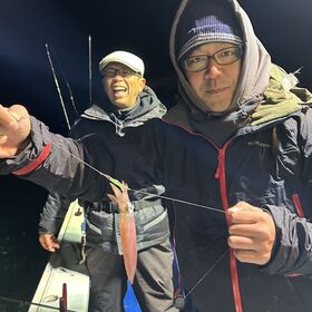 釣果情報・2月9日(日)沼津沖深夜マルイカ