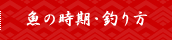 魚の時期・釣り方